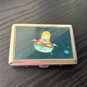 Cosmic Cat Business Card Holder